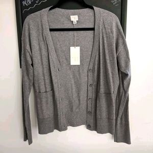 Soft grey cardigan | size S